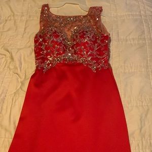 Red prom dress